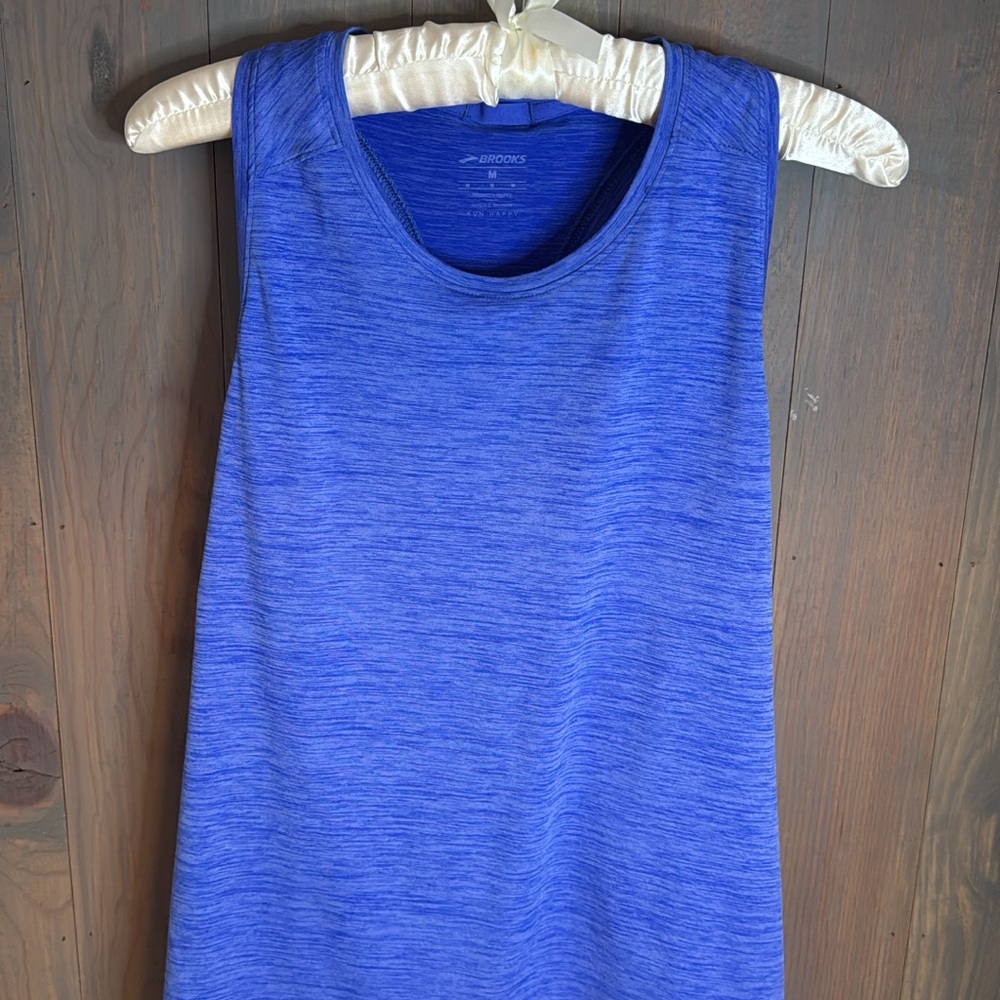 Brooks Women's Vibrant Blue Muscle Tee